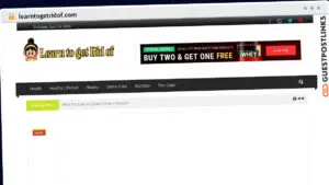 Publish Guest Post on learntogetridof.com