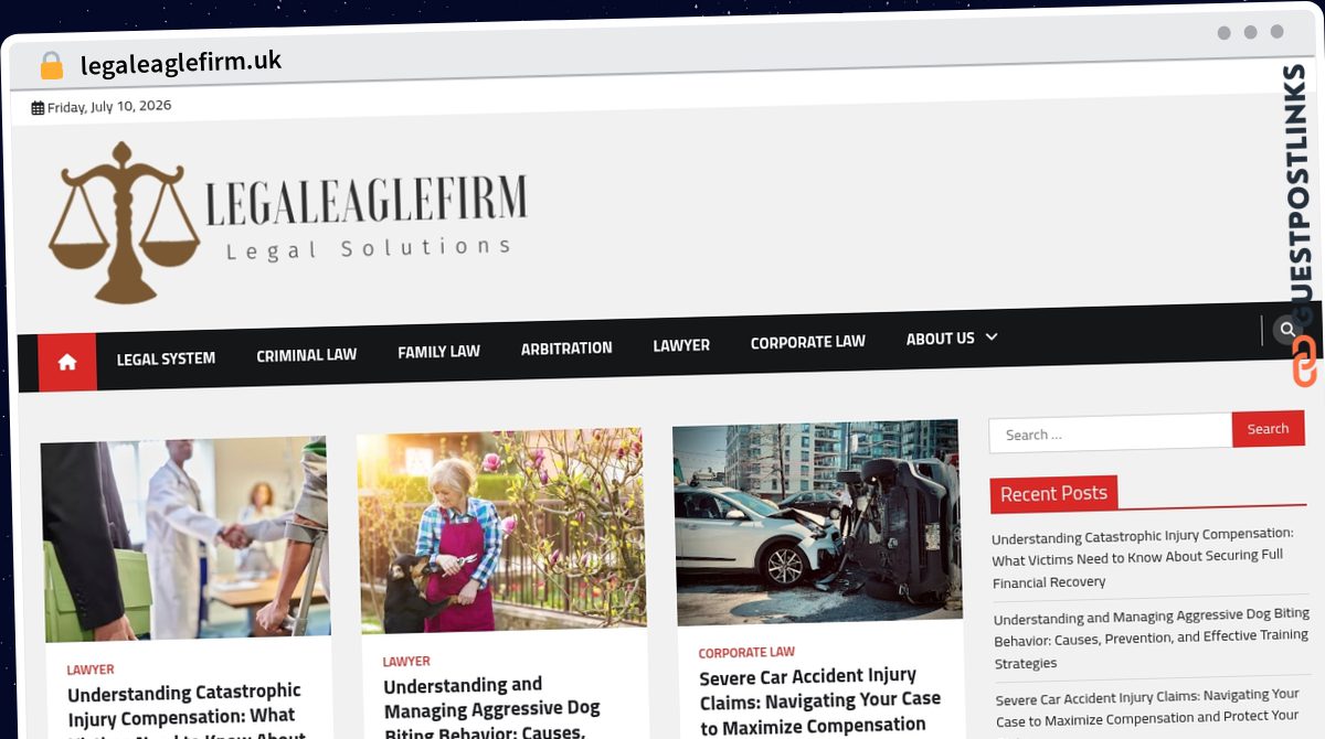 Publish Guest Post on legaleaglefirm.uk