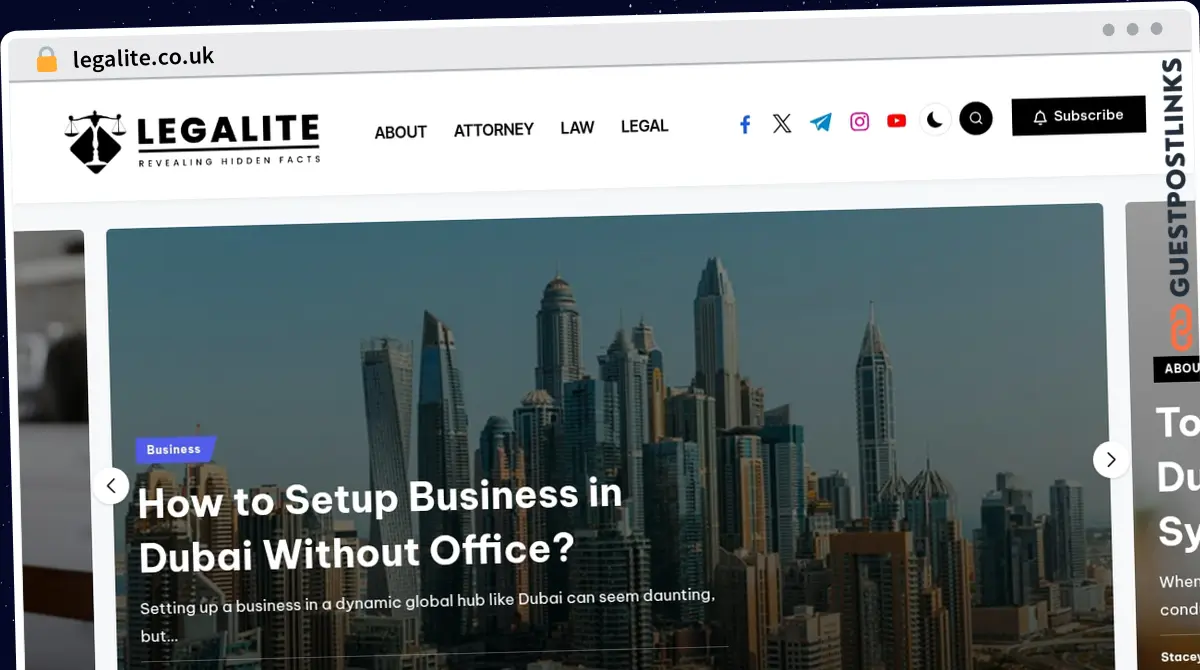 Publish Guest Post on legalite.co.uk