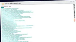 Publish Guest Post on lejournaldunaturel.com