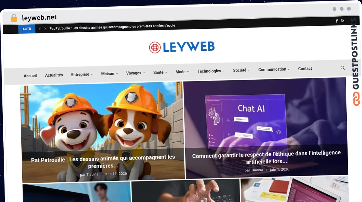 Publish Guest Post on leyweb.net