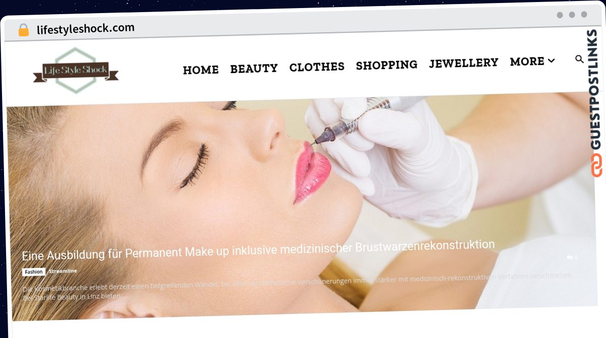 Publish Guest Post on lifestyleshock.com