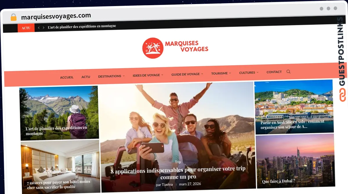 Publish Guest Post on marquisesvoyages.com