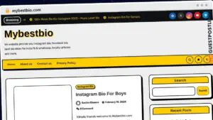 Publish Guest Post on mybestbio.com