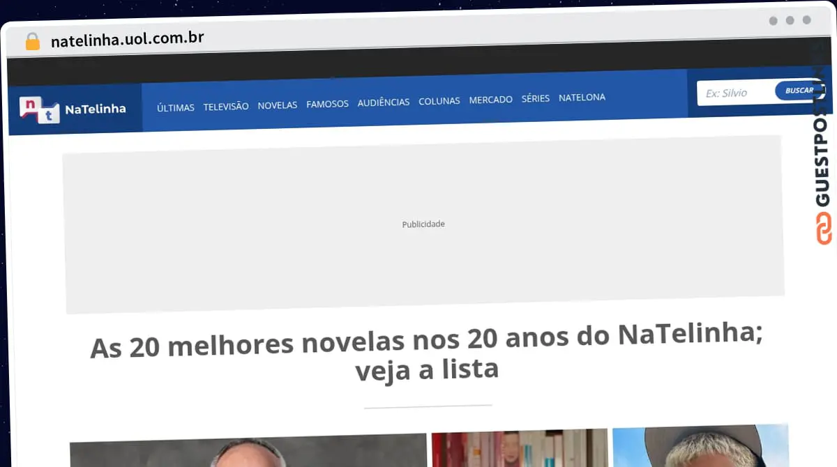 Publish Guest Post on natelinha.uol.com.br