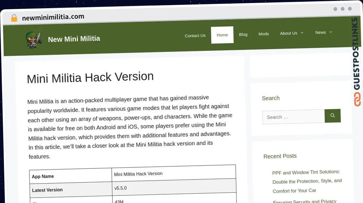 Publish Guest Post on newminimilitia.com