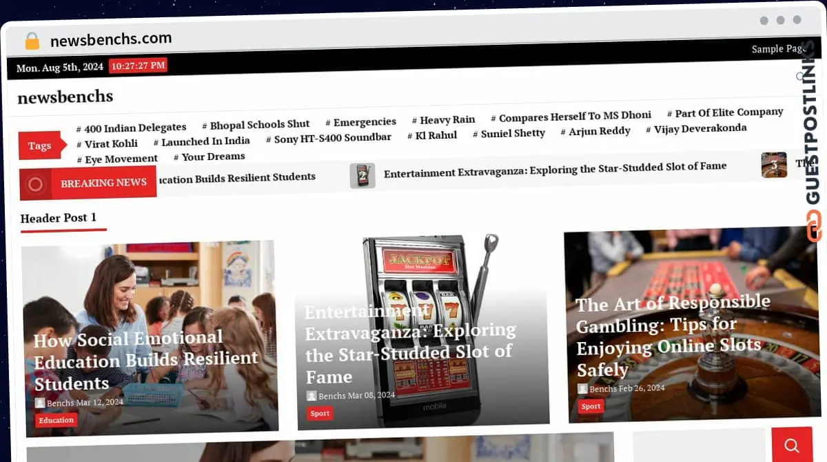 Publish Guest Post on newsbenchs.com