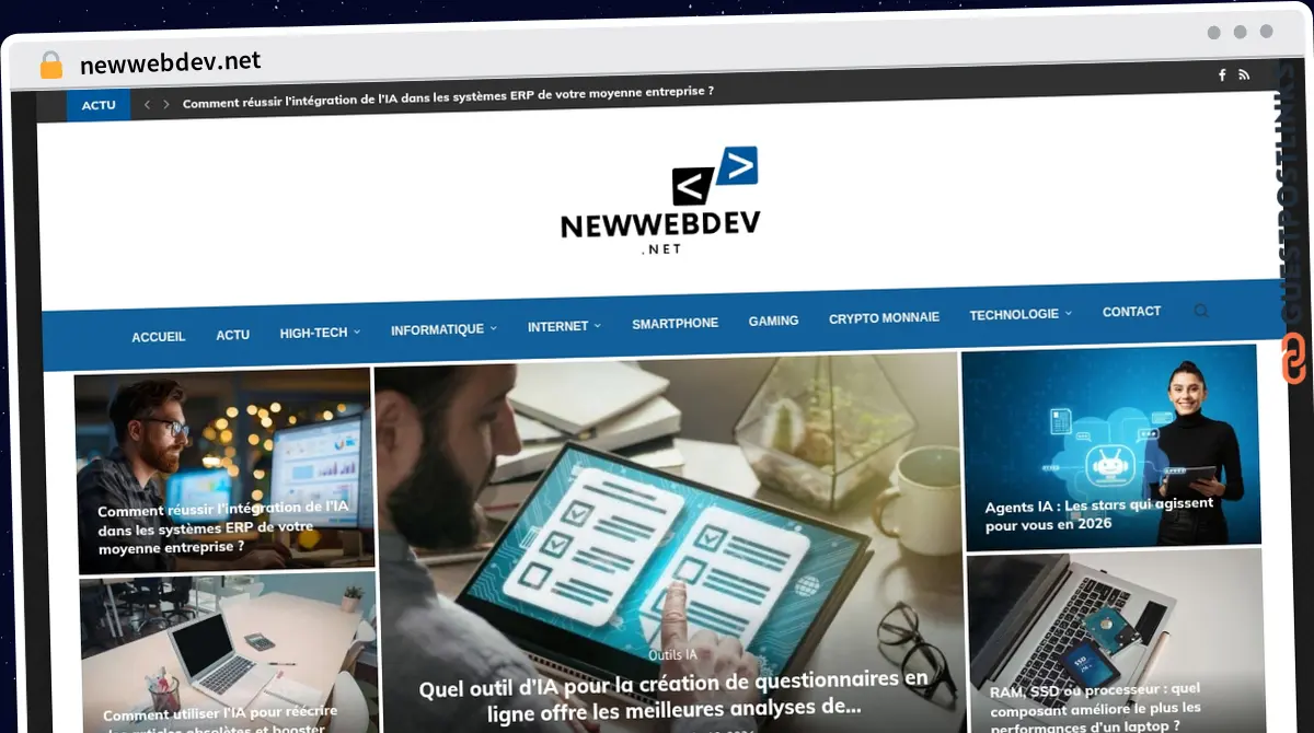 Publish Guest Post on newwebdev.net