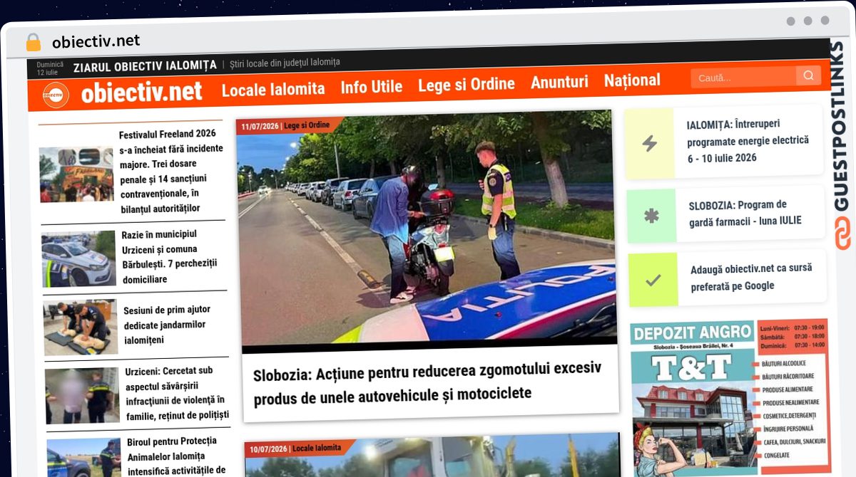 Publish Guest Post on obiectiv.net