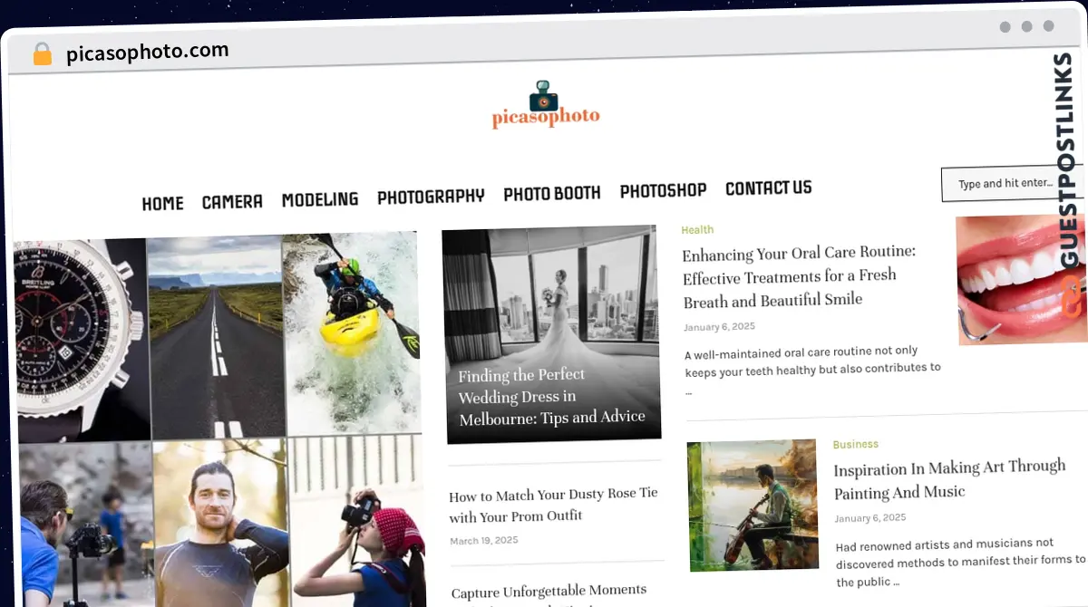 Publish Guest Post on picasophoto.com