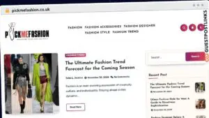 Publish Guest Post on pickmefashion.co.uk