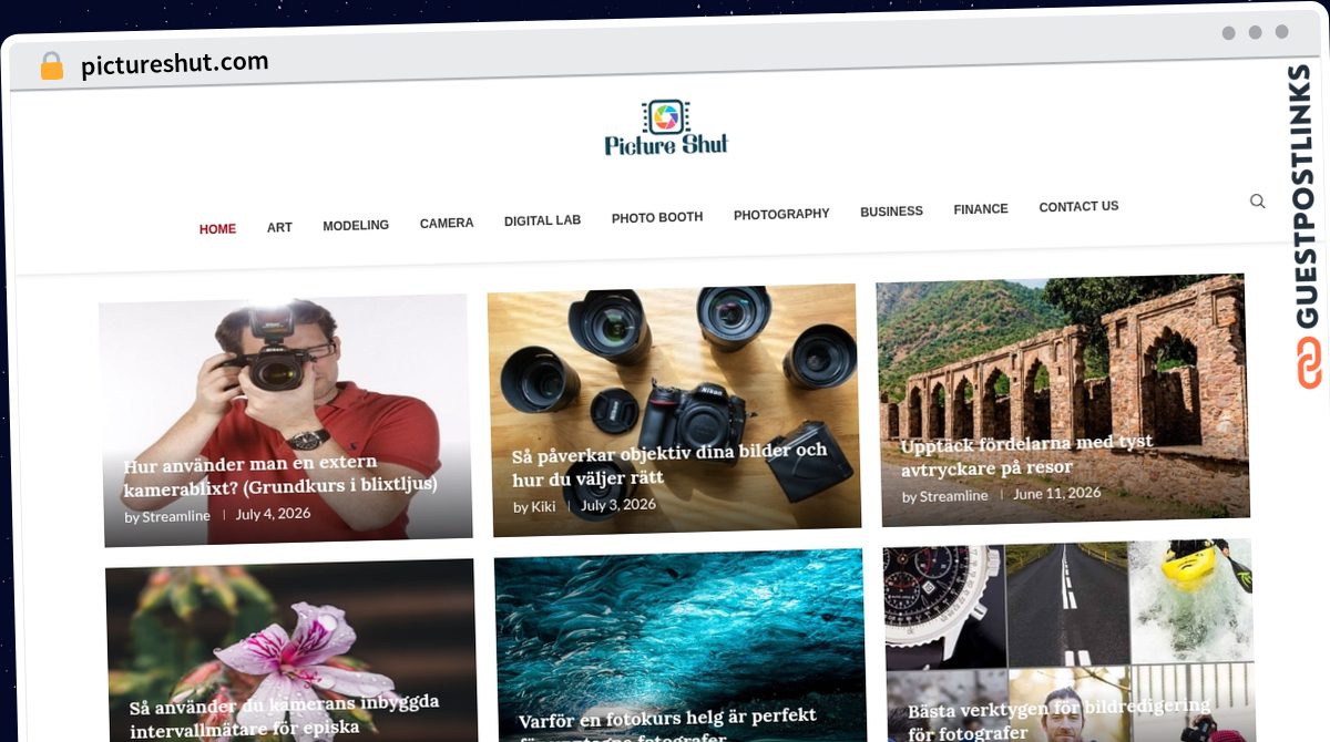 Publish Guest Post on pictureshut.com