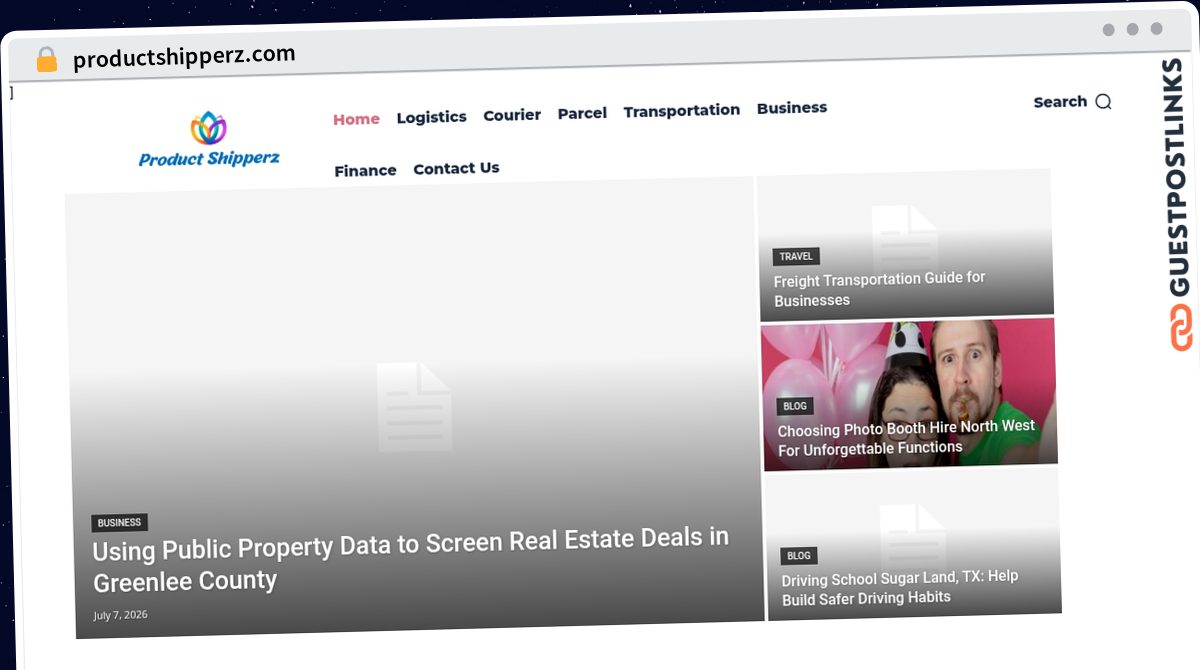 Publish Guest Post on productshipperz.com
