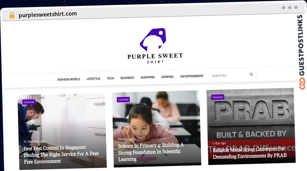 Publish Guest Post on purplesweetshirt.com