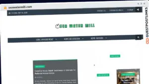 Publish Guest Post on seawatermill.com