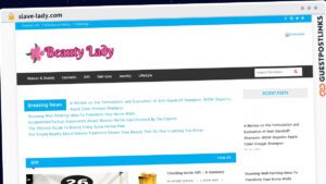 Publish Guest Post on slave-lady.com