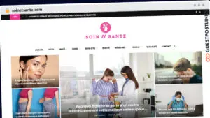 Publish Guest Post on soinetsante.com