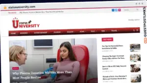 Publish Guest Post on statusuniversity.com