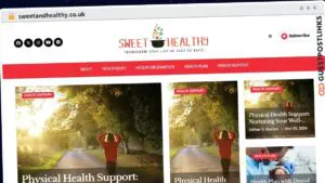 Publish Guest Post on sweetandhealthy.co.uk