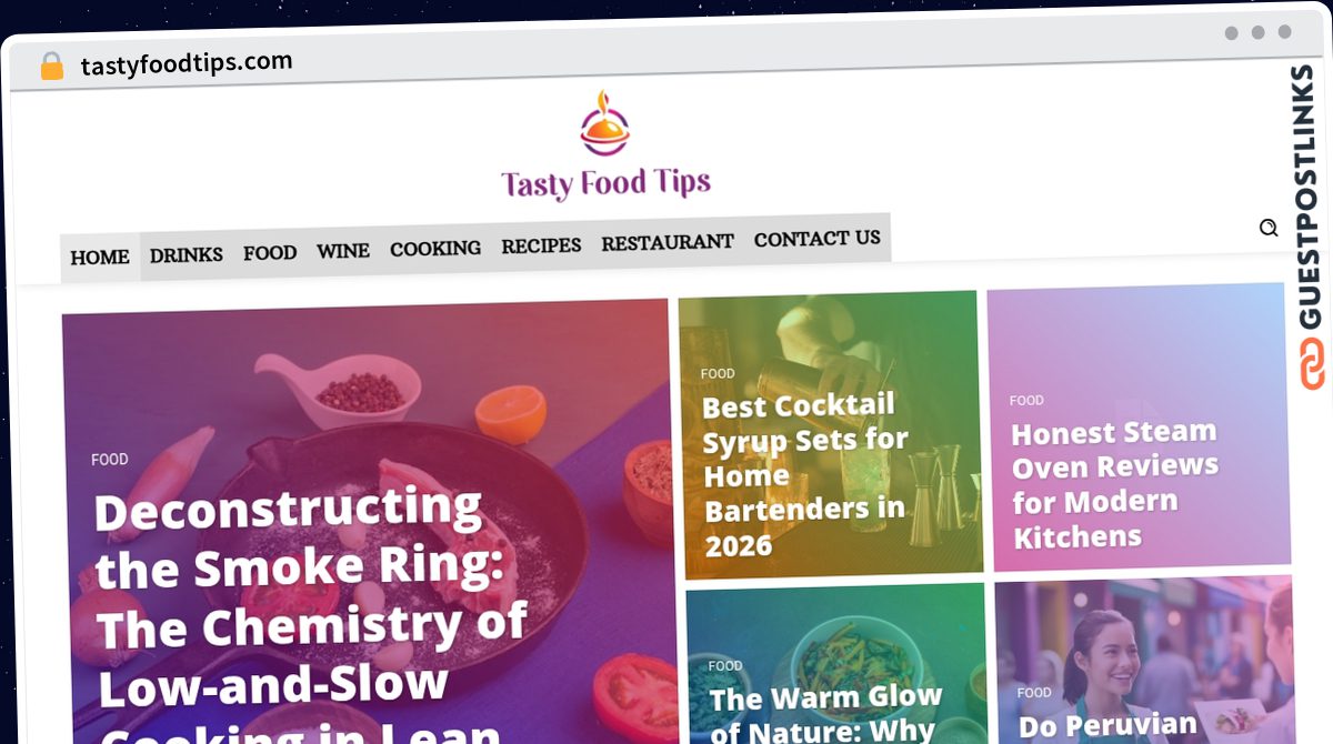 Publish Guest Post on tastyfoodtips.com