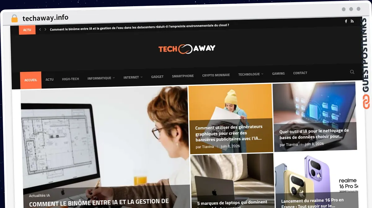 Publish Guest Post on techaway.info