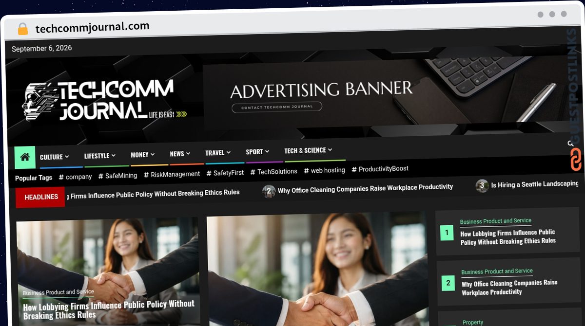 Publish Guest Post on techcommjournal.com