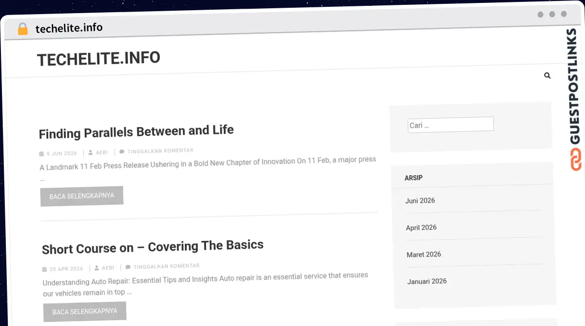 Publish Guest Post on techelite.info