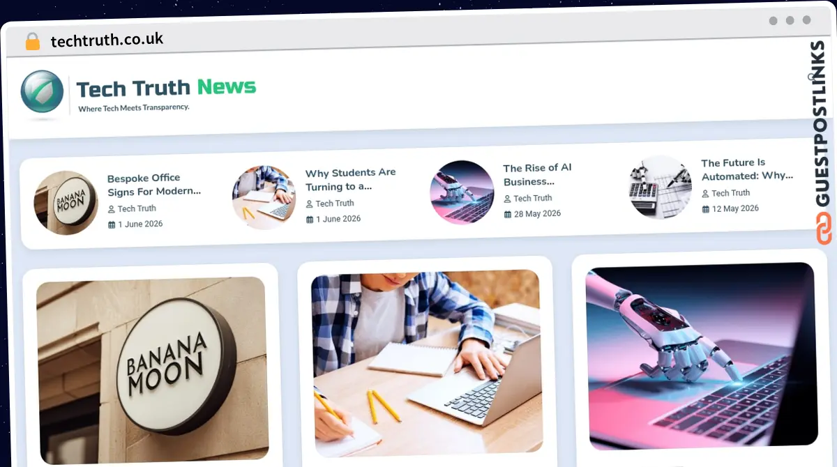 Publish Guest Post on techtruth.co.uk