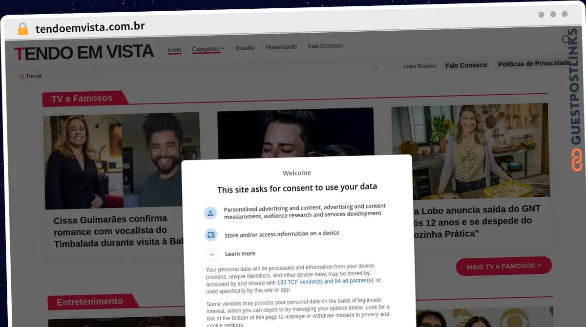 Publish Guest Post on tendoemvista.com.br