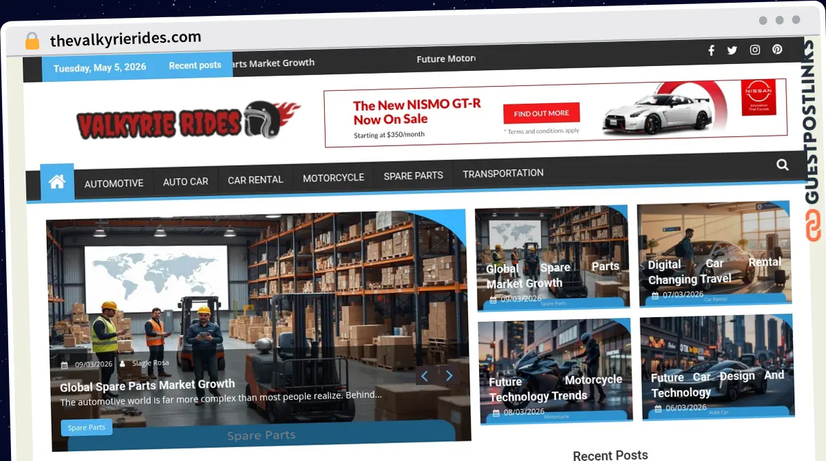 Publish Guest Post on thevalkyrierides.com