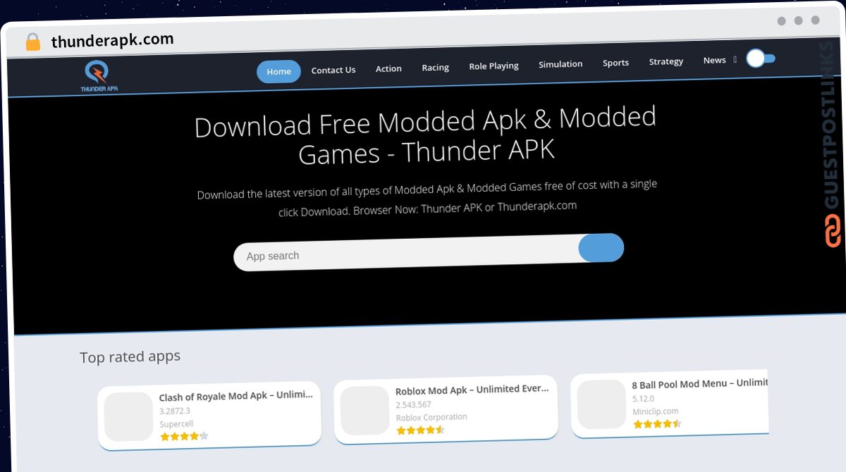 Publish Guest Post on thunderapk.com