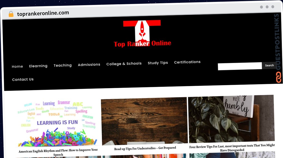 Publish Guest Post on toprankeronline.com