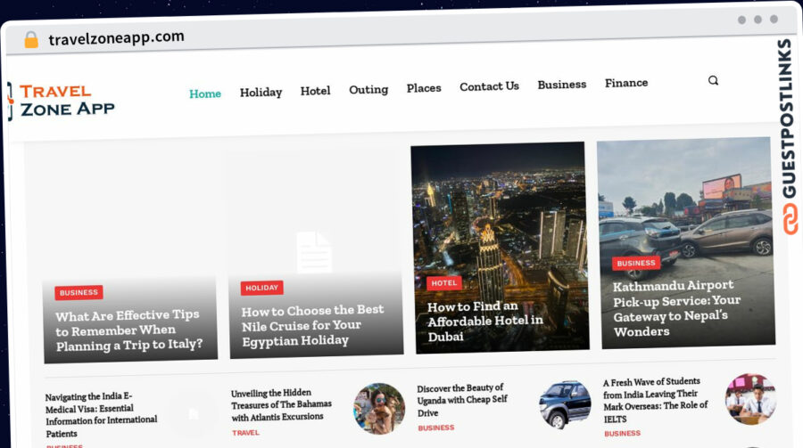 Publish Guest Post on travelzoneapp.com
