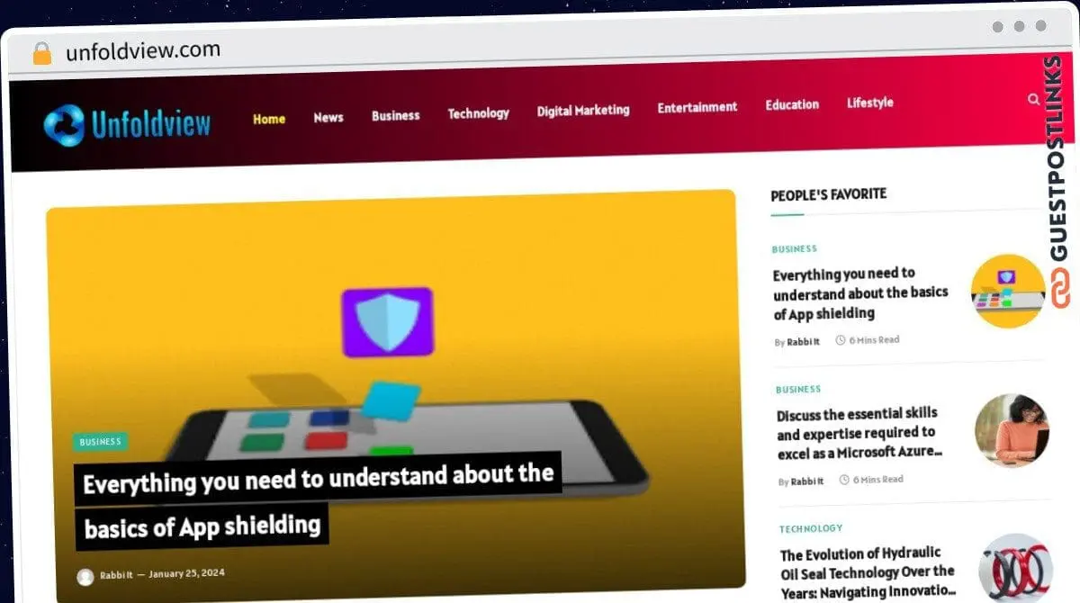Publish Guest Post on unfoldview.com