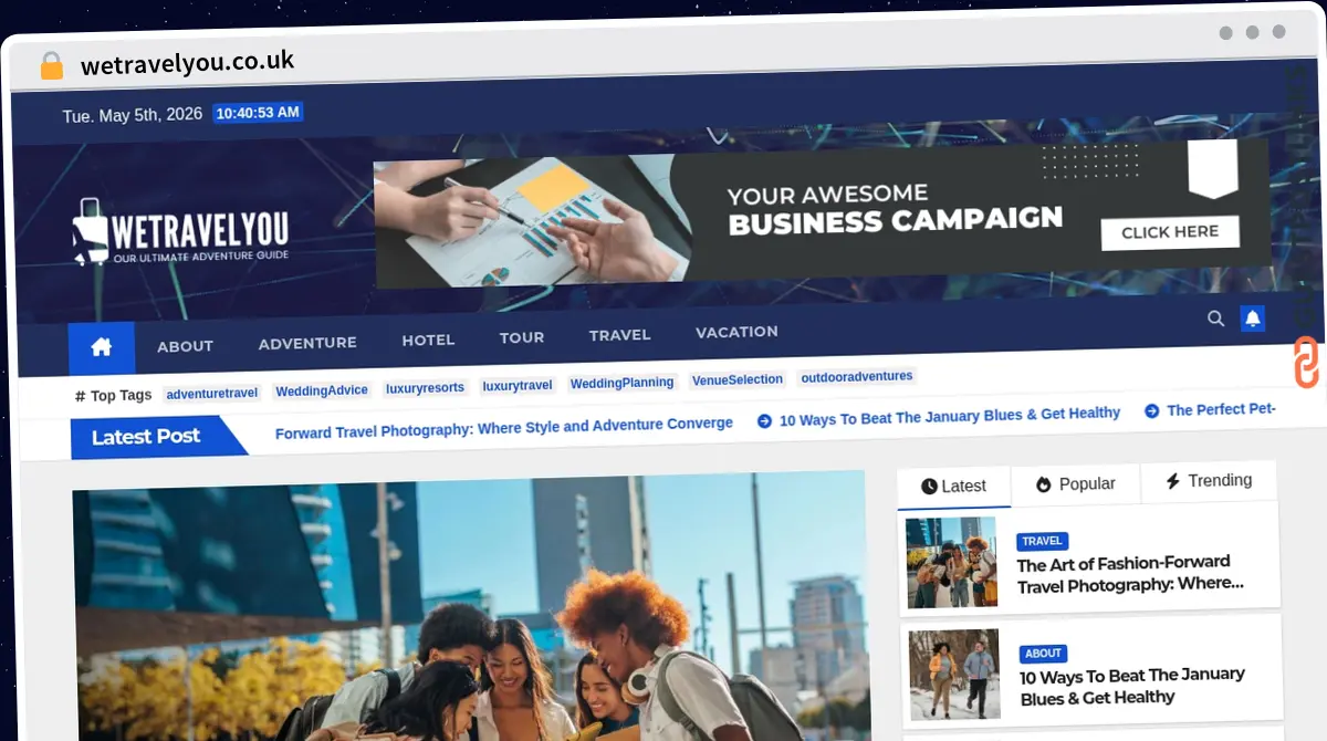 Publish Guest Post on wetravelyou.co.uk