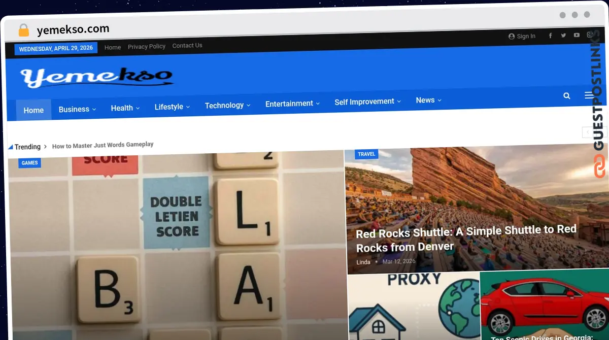 Publish Guest Post on yemekso.com