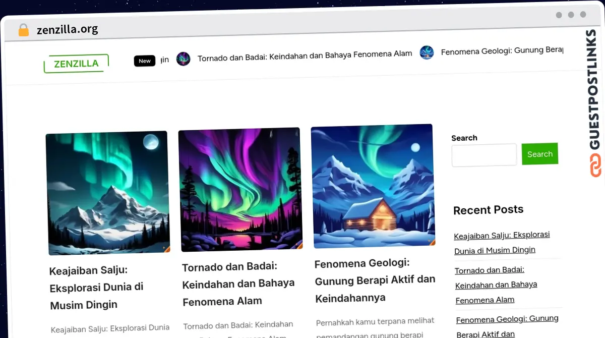 Publish Guest Post on zenzilla.org