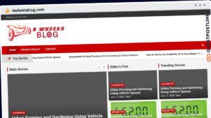 Publish Guest Post on 4wheelsblog.com
