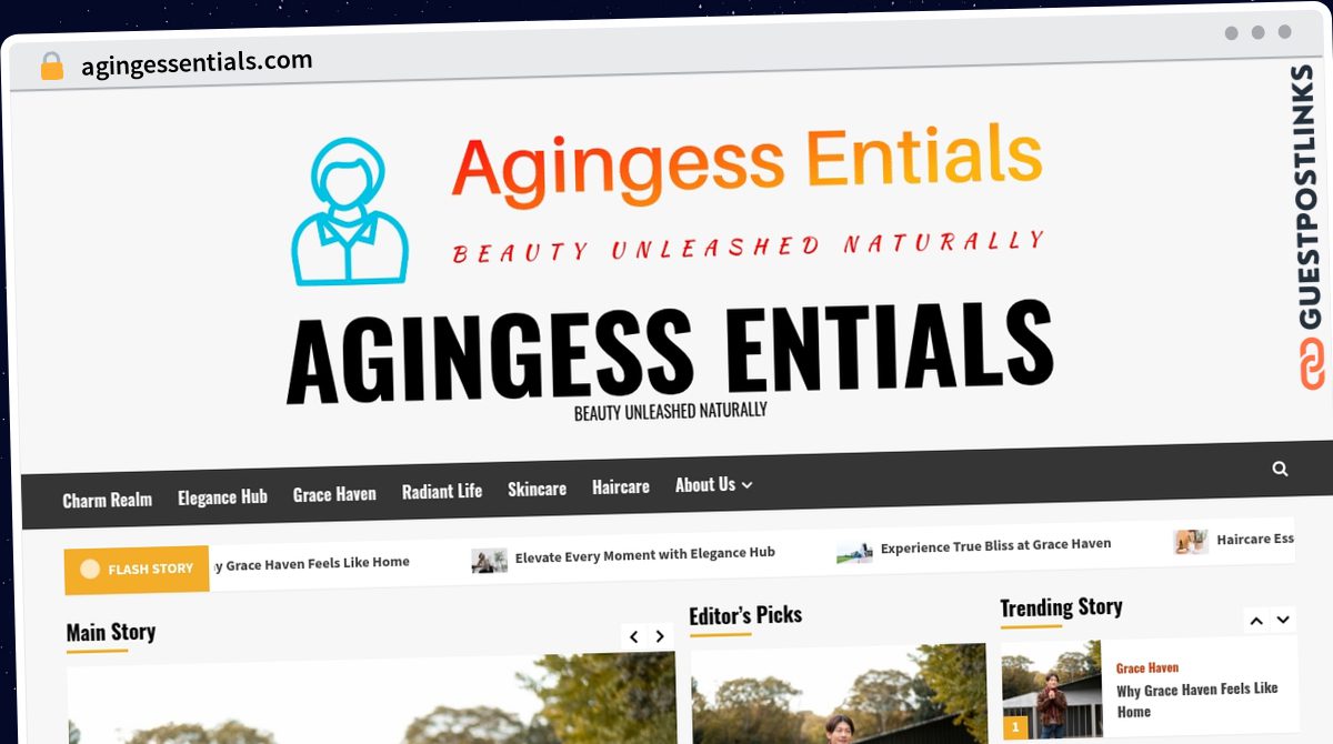 Publish Guest Post on agingessentials.com