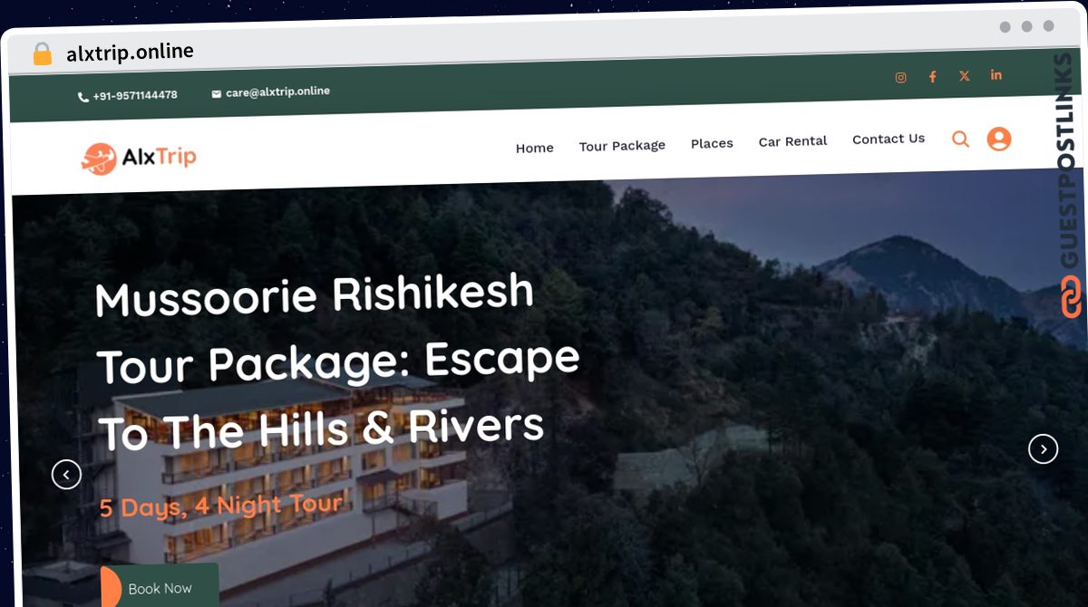 Publish Guest Post on alxtrip.online