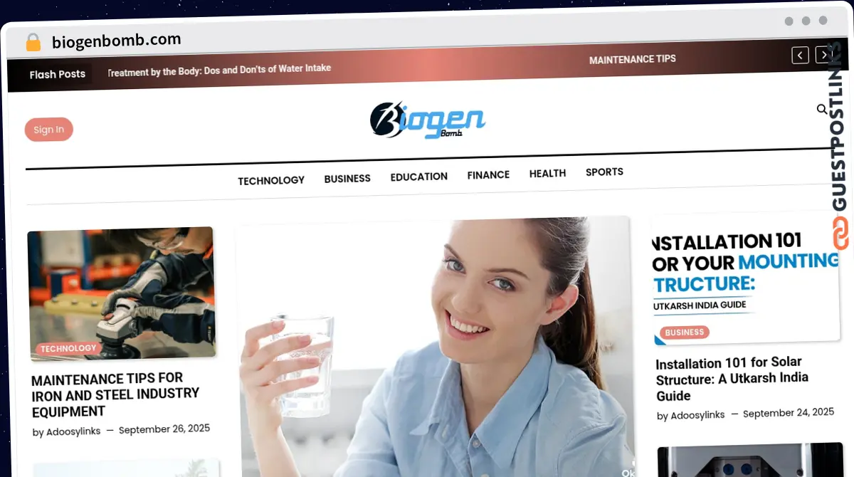 Publish Guest Post on biogenbomb.com
