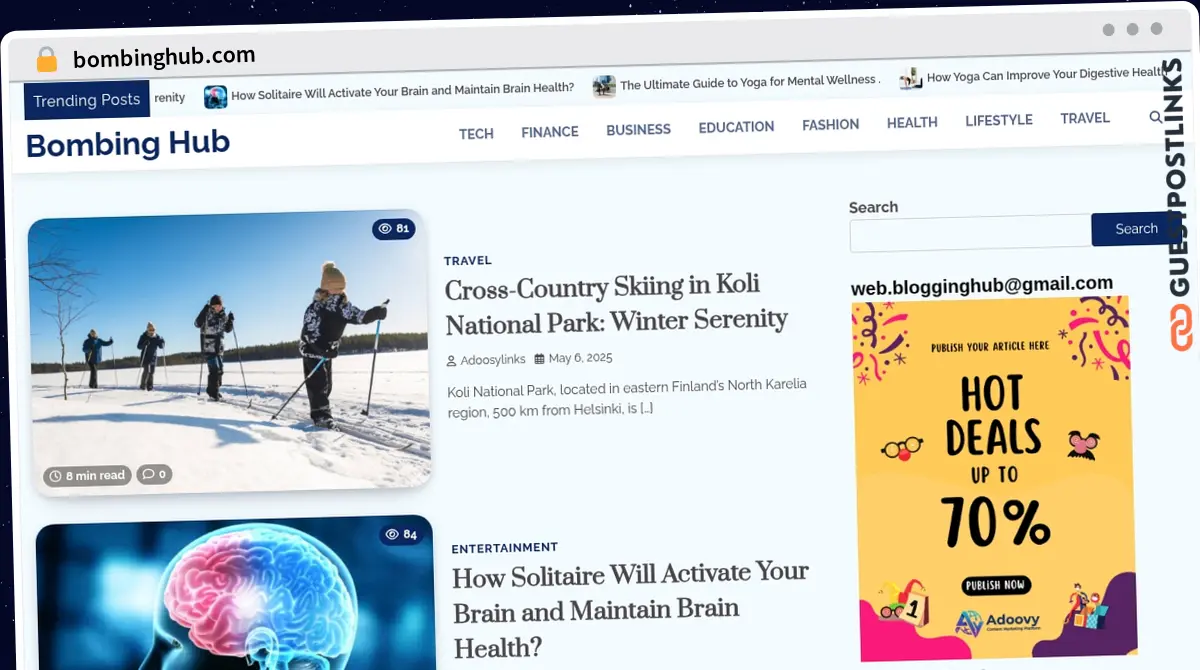 Publish Guest Post on bombinghub.com