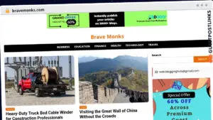 Publish Guest Post on bravemonks.com