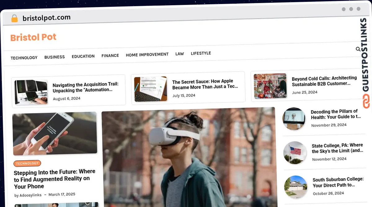 Publish Guest Post on bristolpot.com