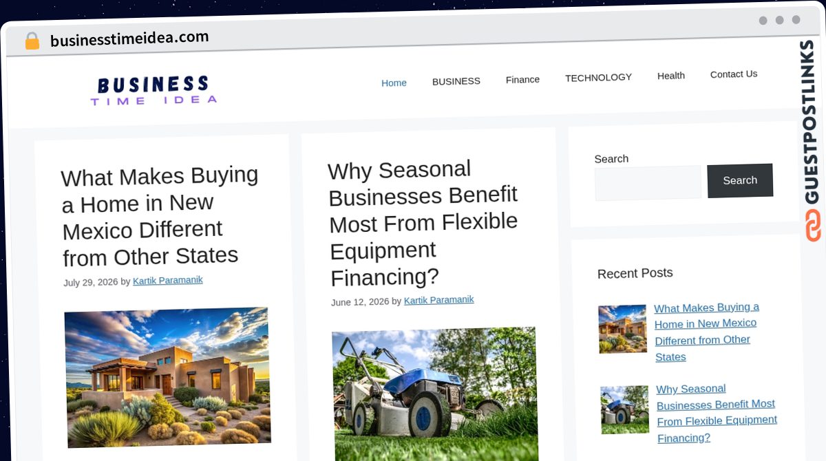 Publish Guest Post on businesstimeidea.com