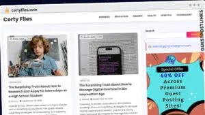 Publish Guest Post on certyfiles.com