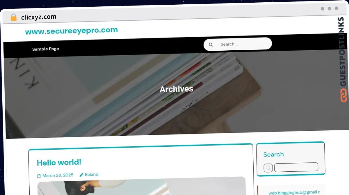 Publish Guest Post on clicxyz.com