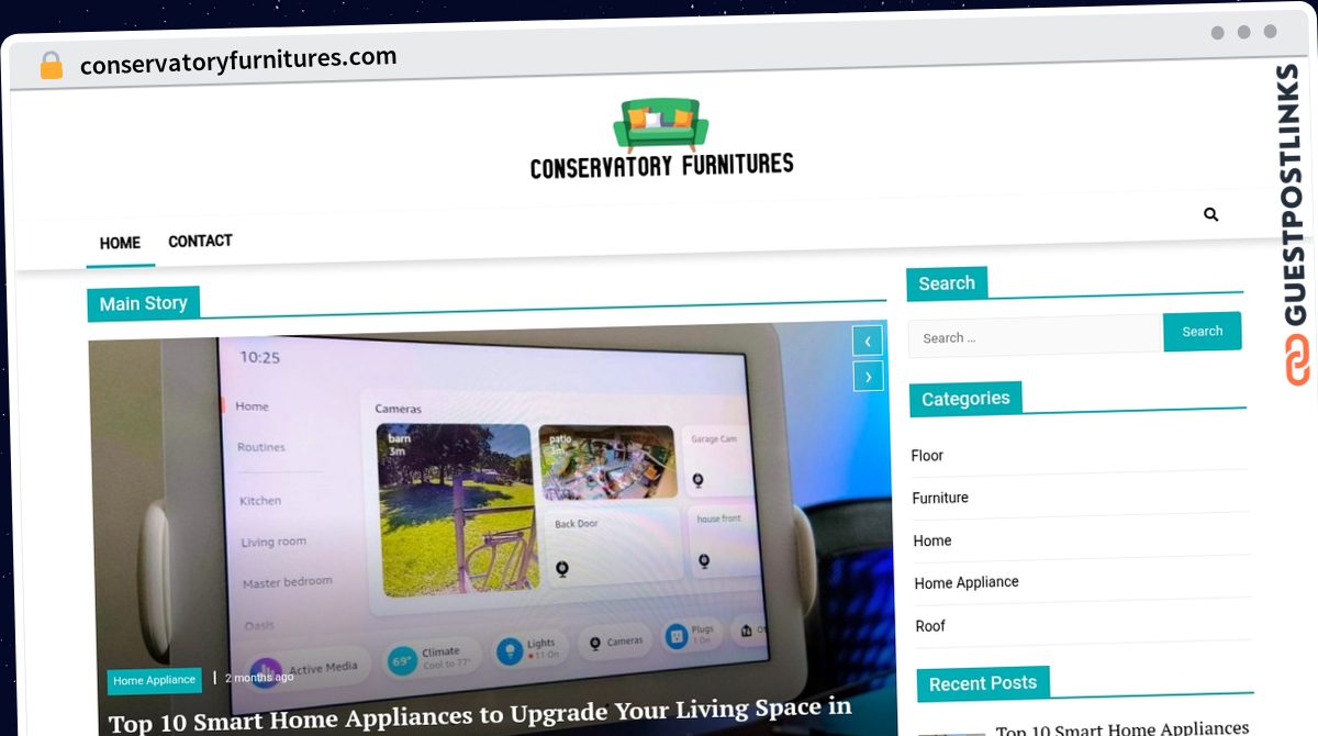 Publish Guest Post on conservatoryfurnitures.com