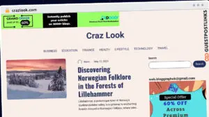 Publish Guest Post on crazlook.com