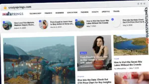 Publish Guest Post on crazysprings.com